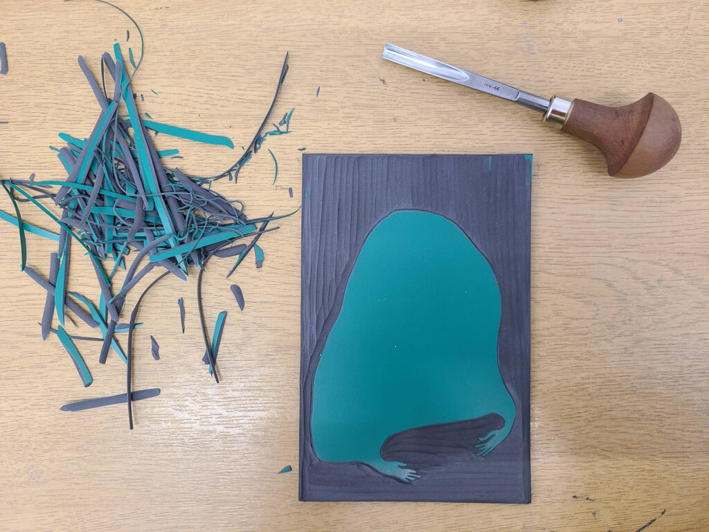 Lino cutting